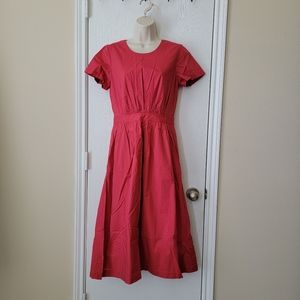 Madewell Classic Open Back Midi Dress